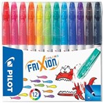PILOT FRIXION ERASABLE MARKER 25MM ASSORTED WALLET 12