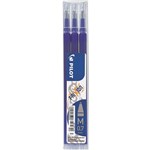 PILOT BLSFR7 FRIXION ERASABLE ROLLERBALL GEL REFILL MEDIUM 07MM BLUE PACK 3