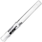 PILOT BEGREEN KAKUNO FOUNTAIN PEN MEDIUM CLEAR CAP AND BARREL BLACK INK