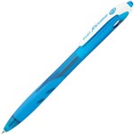 PILOT BEGREEN REXGRIP RETRACTABLE BALLPOINT FINE 07MM SOFT BLUE