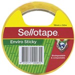 SELLOTAPE ENVIRO TAPE 18MM X 50M CLEAR