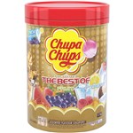 CHUPA CHUPS LOLLIPOPS BEST OF ASSORTED TUB 100