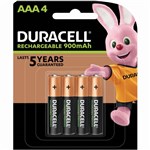 DURACELL RECHARGEABLE AAA BATTERY PACK 4