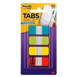 POSTIT TABS DURABLE 15 X 38MM PACK 40 ASSORTED