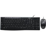 LOGITECH MK200 WIRED MEDIA KEYBOARD AND MOUSE COMBO BLACK