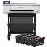 EPSON SURECOLOR T3160 LARGE FORMAT PRINTER AND E40S INK CARTRIDGE COMBO