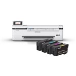 EPSON SURECOLOR T3160M LARGE FORMAT PRINTER AND E40S INK CARTRIDGE COMBO