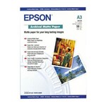 EPSON S041344 ARCHIVAL MATTE PHOTO PAPER 189GSM A3 WHITE PACK 50