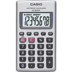 CASIO HL820 POCKET CALCULATOR 8 DIGIT GREY