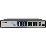 DLINK DESF1018PE SWITCH 18 PORT POE BLACK