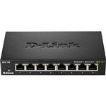 DLINK DGS108 DESKTOP SWITCH 8 PORT GIGABIT UNMANAGED BLACK