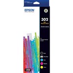 EPSON 302XL INK CARTRIDGE HIGH YIELD 5 COLOUR VALUE PACK