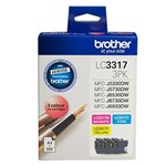 BROTHER LC3317 3PK INK CARTRIDGE VALUE PACK CYANMAGENTAYELLOW