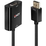 LINDY 38291 ADAPTER CONVERTER HDMI TO VGA 100MM BLACK