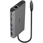 LINDY 43323 MINI LAPTOP DOCK USBC 32 SILVER