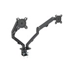 MONSTER DUAL ARM MONITOR MOUNT UP TO 27 INCHES BLACK