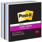 POSTIT 65410SSNE SUPER STICKY NOTES 76 X 76MM SIMPLY SERENE PACK 10