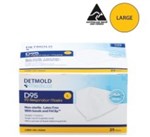 MASK D95 DETMOLD DISPOSABLE LARGE WHITE P2 RESPIRATOR WITH FITCLIP BX25