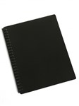 DISPLAY BOOK GNS A4 REFILLABLE BLACK 20PG