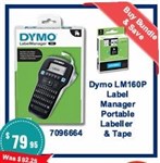 DYMO LM160P LABELMANAGER PORTALBLE LABEL  MAKER AND BONUS TAPE