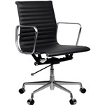 AERO MANAGERS CHAIR MEDIUM BACK ARMS PU BLACK