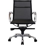 AERO MANAGERS CHAIR MEDIUM MESH BACK ARMS BLACK