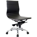 AERO MANAGERS CHAIR MEDIUM BACK PU BLACK