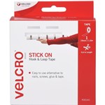 VELCRO BRAND   STICKON HOOK AND LOOP TAPE 19MM X 18M WHITE