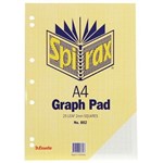 SPIRAX GRAPH PAD TOP OPEN 2MM 25 LEAF A4