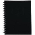 SPIRAX 511 NOTEBOOK 7MM RULED HARD COVER SPIRAL BOUND 200 PAGE 225 X 175MM BLACK