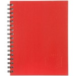 SPIRAX 511 NOTEBOOK 7MM RULED HARD COVER SPIRAL BOUND 200 PAGE 225 X 175MM RED