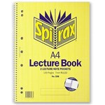 SPIRAX 598 LECTURE BOOK 7MM RULED 7 HOLE PUNCHED SPIRAL BOUND 140 PAGE A4