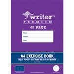 WRITER PREMIUM EXERCISE BOOK FEINT RULED 8MM 70GSM 48 PAGE A4 STAR