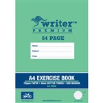 WRITER PREMIUM EXERCISE BOOK DOTTED THIRDS 9MM 70GSM 64 PAGE A4 BIKE