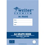 WRITER PREMIUM GRAPH BOOK 10MM 70GSM 96 PAGE A4 HAT