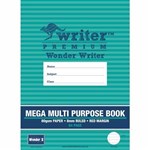WRITER PREMIUM MEGA MULTIPURPOSE BOOK 8MM RULED 80GSM 64 PAGE 330 X 240MM WONDER 2