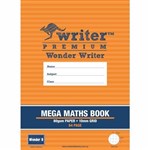 WRITER PREMIUM MEGA ACTIVITY MATHS BOOK 10MM GRID 64 PAGE 330 X 240MM WONDER 5