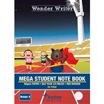 WONDER WRITER MEGA STUDENT NOTEBOOK QLD RULING YEAR 34 12MM 64 PAGE 330 X 240MM WONDER 8