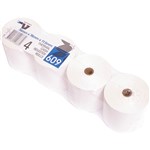 VICTORY 609 CASH REGISTER ROLL THERMAL 76 X 76 X 115MM PACK 4