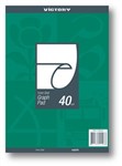 VICTORY BINDER GRAPH PAD 1MM A4 7 HOLES 40 LEAF