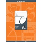 VICTORY GRAPH BOOK A4 96 PAGE 5MM