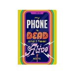 COLLINS INSPIRATIONAL TYPE RECYCLED NOTEBOOK A5 YELLOW