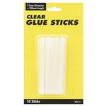 UHU MINI GLUE GUN STICKS 72 X 100MM CLEAR PACK 10
