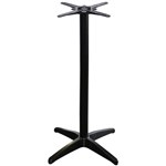 ASTORIA BAR TABLE BASE 1090MM BLACK POWDERCOAT