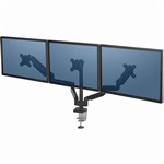 FELLOWES PLATINUM SERIES MONITOR ARM TRIPLE BLACK