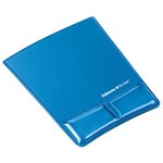 FELLOWES GEL MOUSE PAD AND WRIST REST BLUE