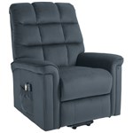 RAPIDLINE HOME ELEVATE ALABAMA LIFT CHAIR SINGLE MOTOR MEDIUM LEATHER GREY