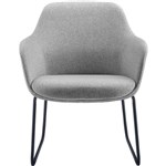 RAPIDLINE ASPEN SLED TUB CHAIR LIGHT GREYBLACK