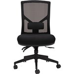 RAPIDLINE BREEZE CHAIR MEDIUM MESH BACK BLACK