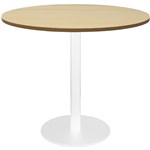 RAPIDLINE ROUND TABLE DISC BASE 900MM NATURAL OAKWHITE